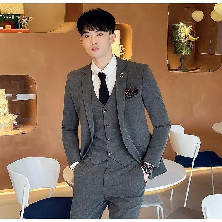 新款西男三件套韩版修身出租