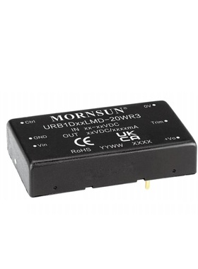 URB1D24LMD-20WR3金升阳 DC/DC电源模块110V转24V/0.833A全新原装