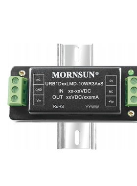 URB1D12LMD-10WR3A4S金升阳DC-DC电源40-160V转12V0.833A导轨式