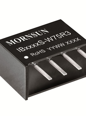 IB0515S-W75R3金升阳DC-DC电源模块5V转15V隔离稳压0.75W全新原装