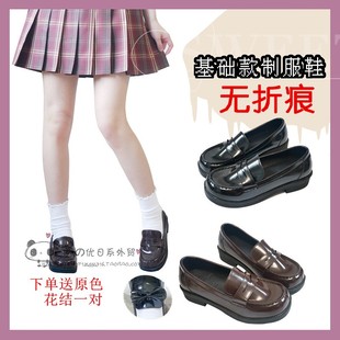 全款【优高川基础款】可拆卸蝴蝶结JK制服鞋正统校供学院风小皮鞋
