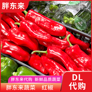 胖东来蔬菜 新鲜红椒肉厚甜椒辣椒 安心蔬菜胖东来超市正品代购