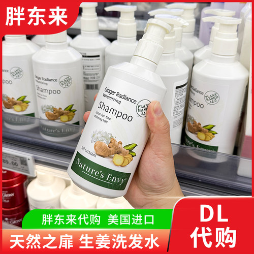 胖东来洗发水代购 天然之扉生姜洗发水去油蓬松护发素532ml正品