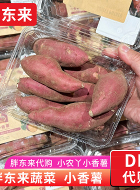 胖东来蔬菜 海南小香薯黄心小红薯 早餐粗粮无丝番薯红薯600g代购