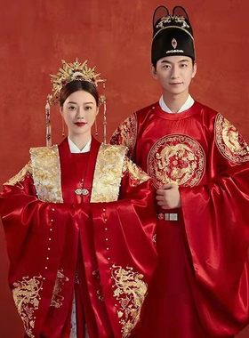 明制男女婚服套装新款中式