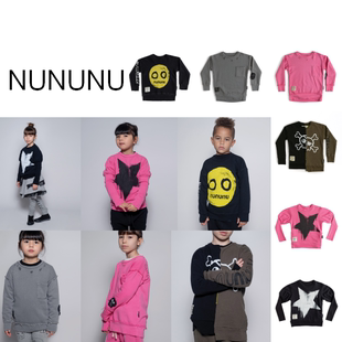 【鬼母家】nununu  21秋冬新款 男女童秋冬套头卫衣 现货不退