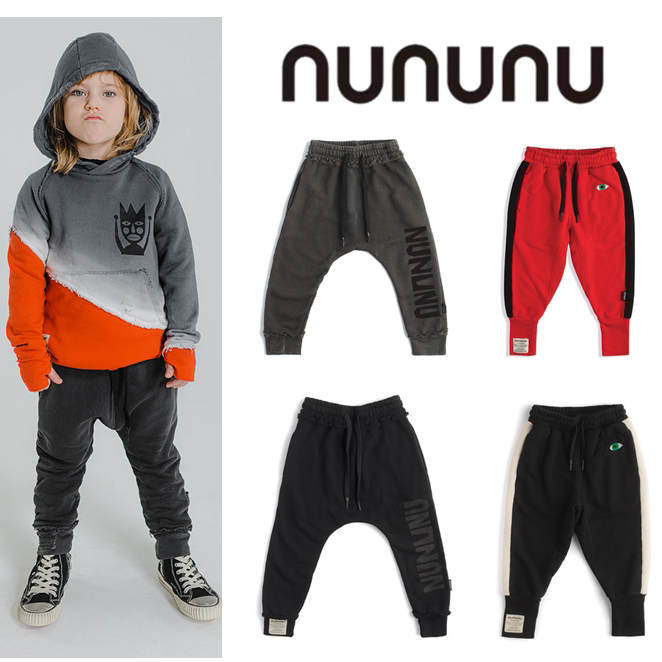 【鬼母家】 NUNUNU 22新品 正品授权 秋冬垮裤 毛圈料 不退可换码