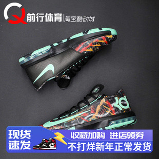 Nike KD VI All-Star杜兰特6黑绿夜光全明星低帮篮球鞋FQ8356-900
