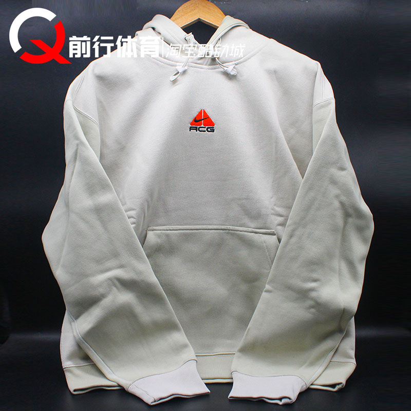起绒套头连帽衫宽松卫衣
