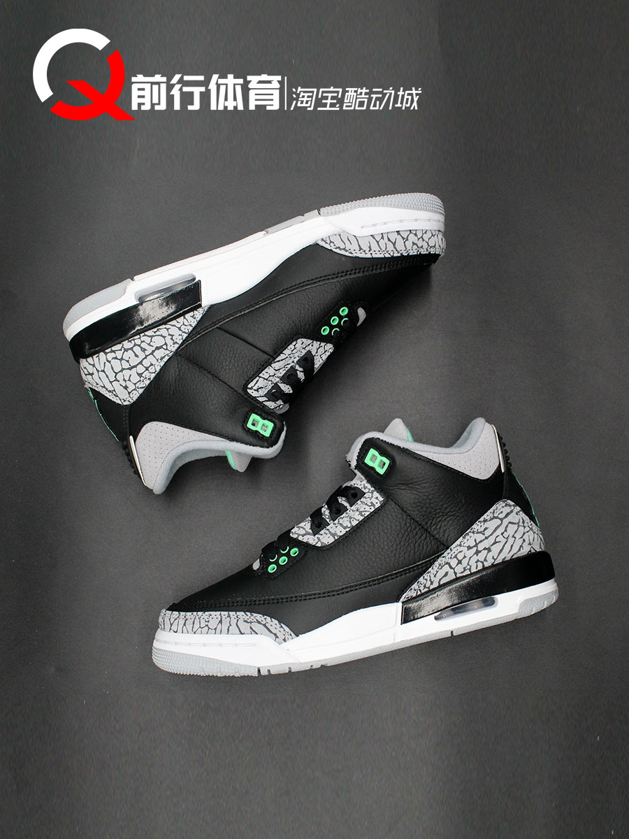 JORDAN男女AJ3中帮复古篮球鞋