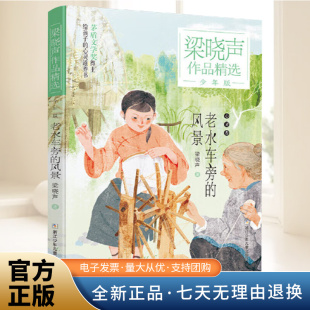梁晓声 著 学生课外阅读书籍 老水车旁 书籍浙江少年儿童出版 梁晓声作品精选少年版 儿童文学正版 社 风景