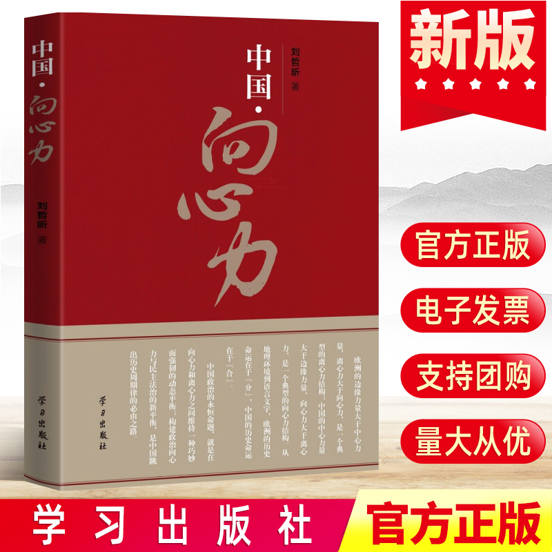2022 中国:向心力 刘哲昕 著 学习出版社 新时代中国特色社会主义政治发展道路与国家治理体系执政研究宣传工作党建读物党政图书籍