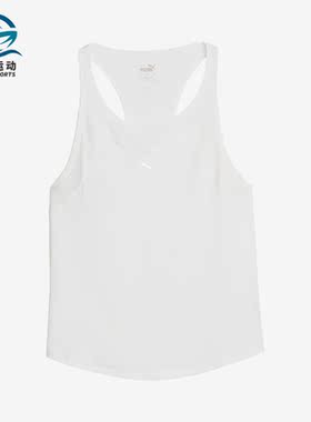 Puma/彪马正品夏季女子新款时尚运动无袖圆领休闲T恤524543-02