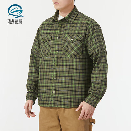 Nike/耐克男士复古长袖衬衫