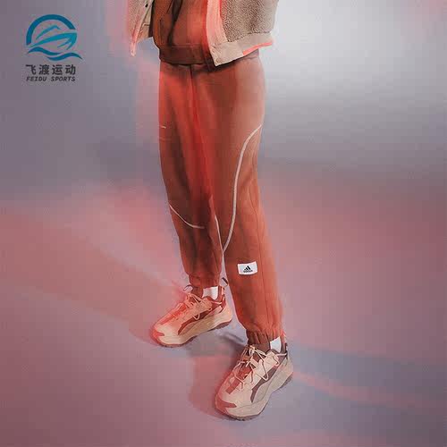 Adidas/阿迪达斯正品新款男子加绒保暖针织运动长裤IP4977