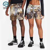 耐克正品 FJ3012 新款 印花休闲运动梭织短裤 010 男女个性 Nike