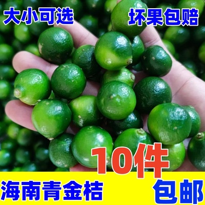 海南小青桔子小柠檬金橘小金桔新鲜1斤大小可选皮薄多汁满件包邮