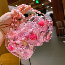 Ожерелье 儿童项链女童首饰套装宝宝玩具卡通戒指饰品小女孩头饰幼儿园礼物