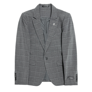 高端品质通勤级休闲格子高端品质结婚礼服职业三件套SJT145-P290图片