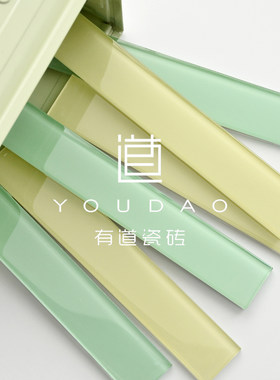 玻璃长条瓷砖店铺奶茶店背景墙砖