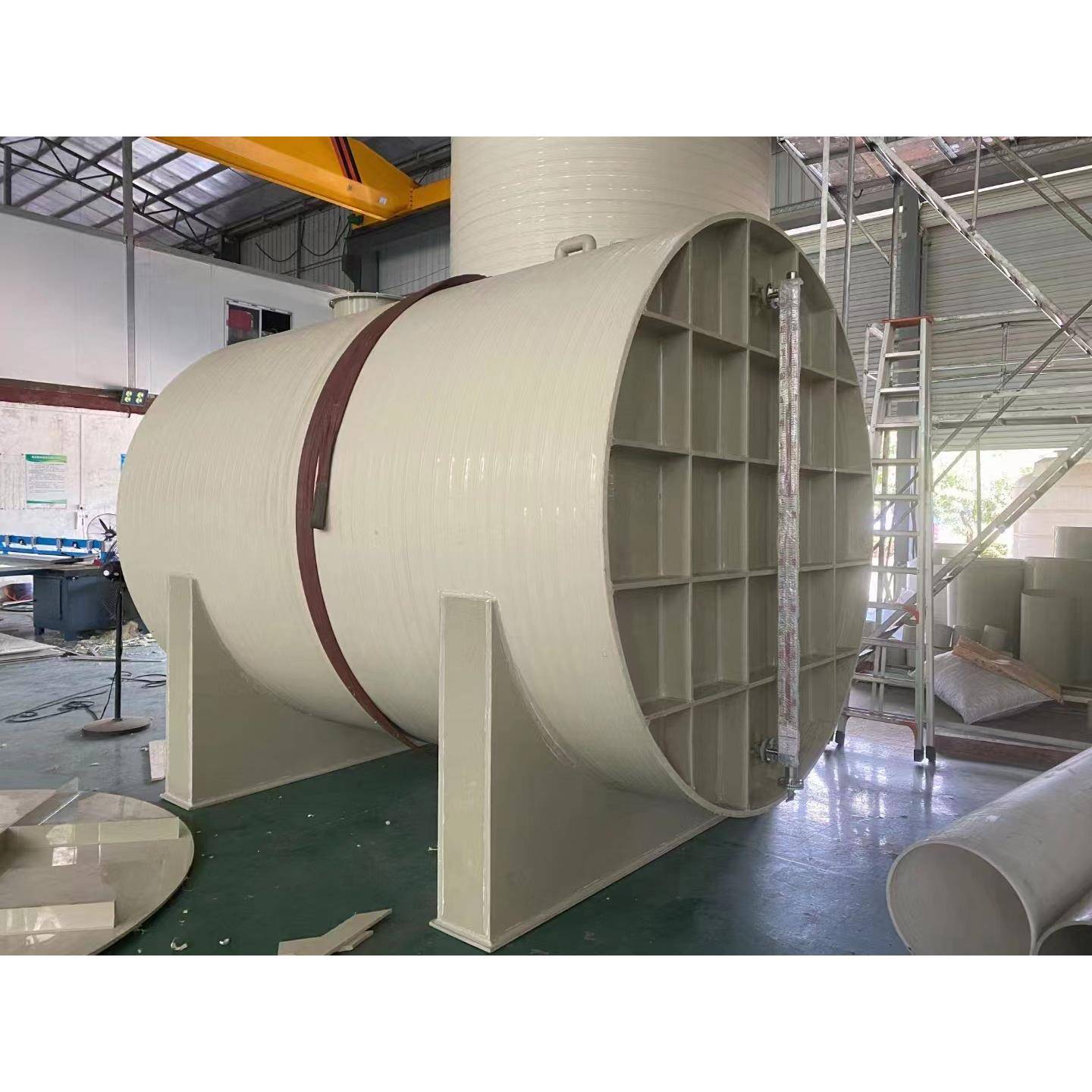 三明晋江漳州PPH立式卧式储罐酸碱液体储罐PP缓冲储存罐净化池