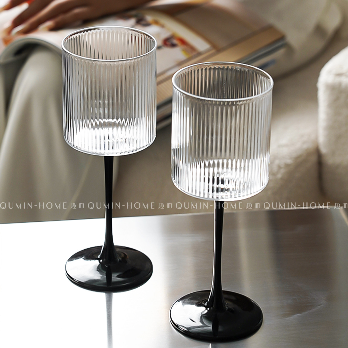 趣皿ins风香槟杯高脚杯玻璃杯家用氛围红酒杯甜酒鸡尾酒杯饮品杯,餐饮具,甜酒/香槟杯,淘宝优惠券,粉丝福利购,淘宝优惠卷