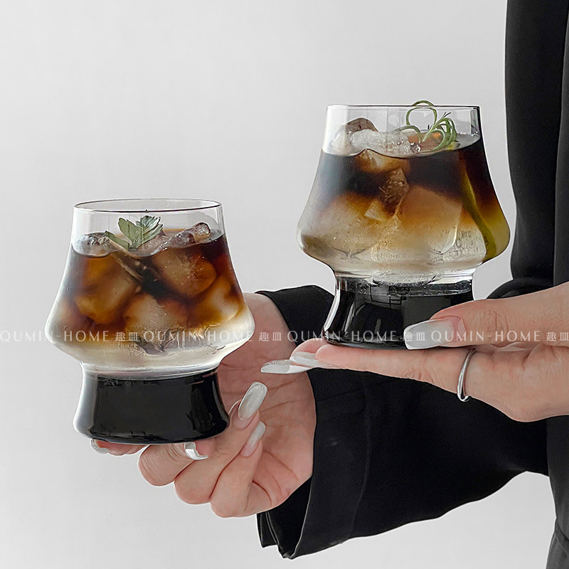 趣皿ins风创意蘑菇矮脚杯玻璃杯小众高级网红果汁杯咖啡冷饮茶杯,餐饮具,玻璃杯,淘宝优惠券,粉丝福利购,淘宝优惠卷