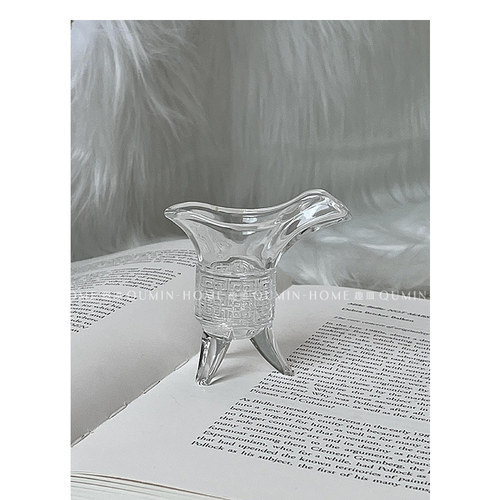 仿古酒樽玻璃白酒杯子待客分酒器