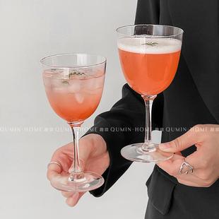 趣皿日式 鸡尾酒杯古典特调酒杯马天尼杯高脚杯香槟杯简约红酒杯子
