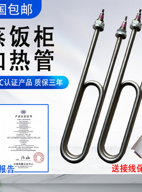 蒸饭车电热管 蒸饭机蒸饭柜电加热管220V 380V 3KW 4KW 发热管双U