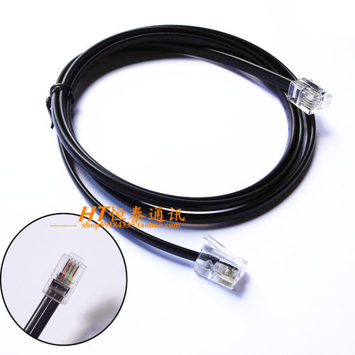 自制4芯面板分离线 面板延长线 适用FTM-100DR FTM-400DR 400XDR