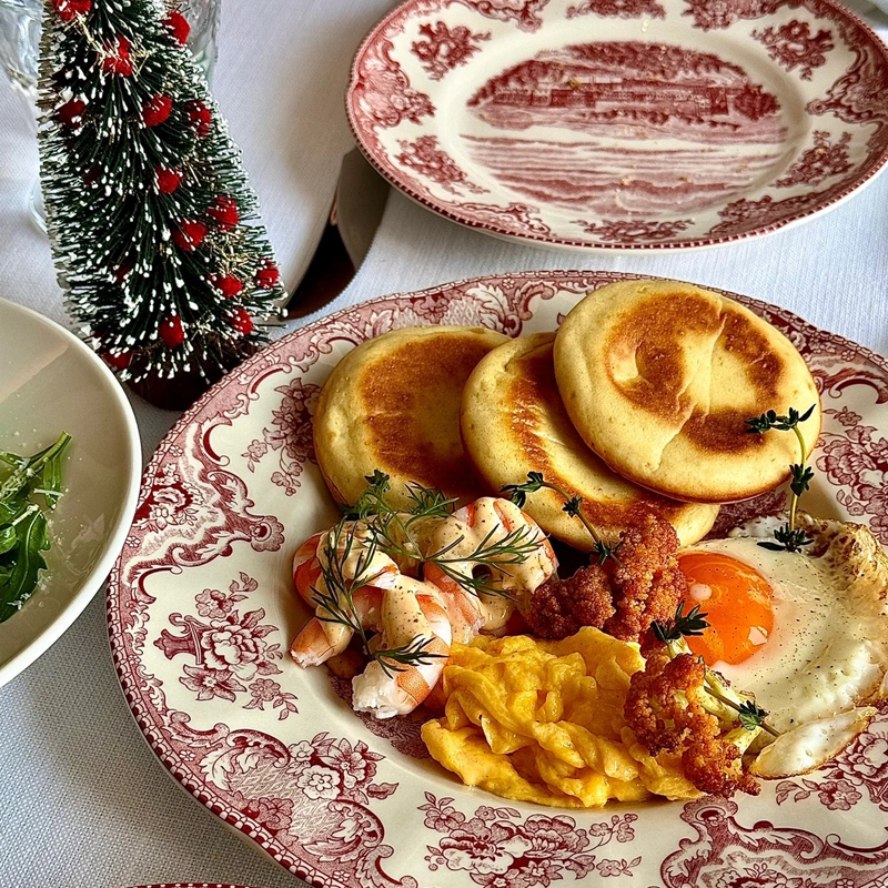 出口原单英式复古红色城堡餐具牛排盘甜点早餐盘咖啡杯碟盘子碗套