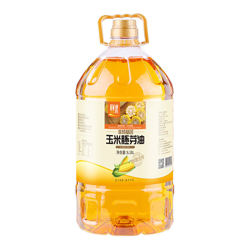 金胜鲜油坊压榨一级玉米胚芽油6.18L非转基因物理压榨包邮属于什么档次？