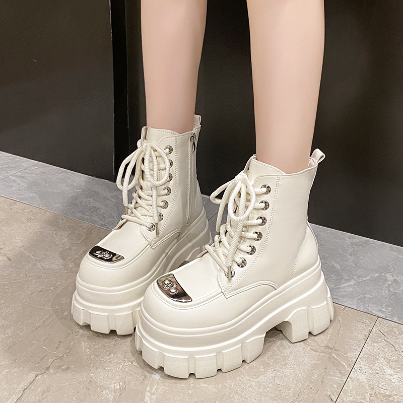 加厚棉靴小个子英伦风短靴