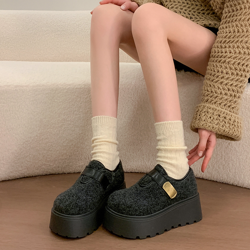 冬季乐福毛毛棉鞋子雪地靴