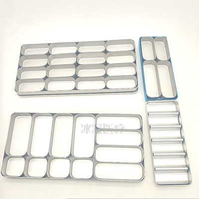 牙科洁牙机刀头消毒盒 齿科四格洁牙机刀头 16格多用器械消毒盒