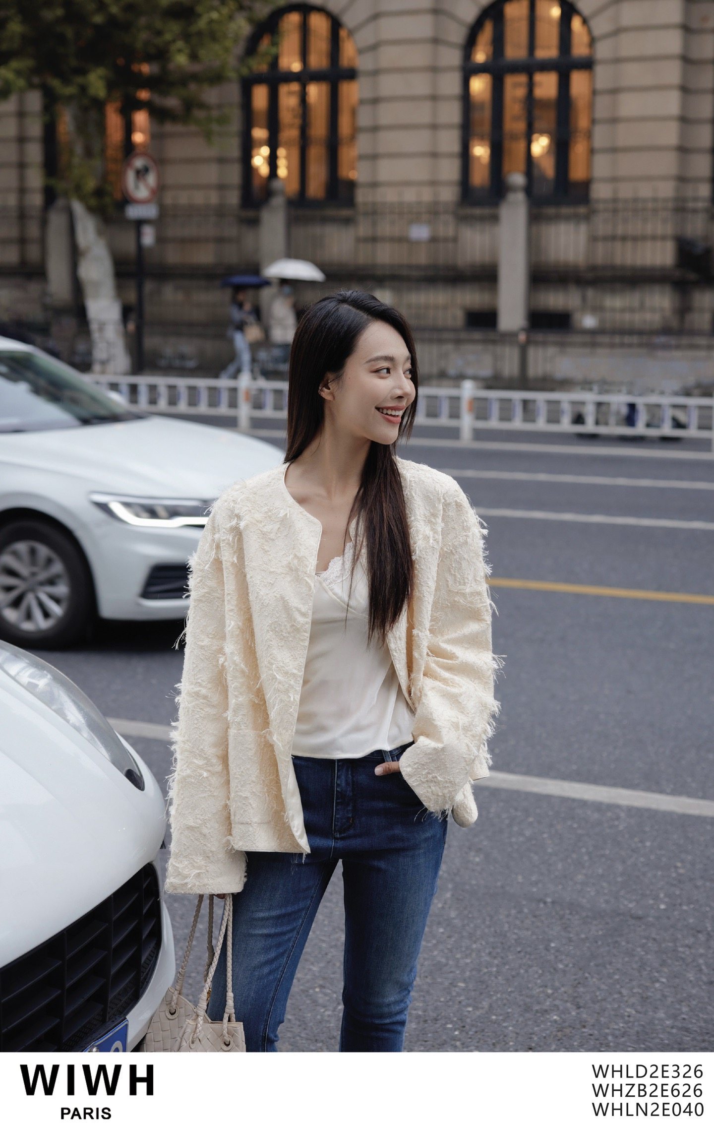 CHIC 2026春季新款钉钻包边拼色卷袖毛毛小香风外套女背心吊带,女装/女士精品,短外套,淘宝优惠券,粉丝福利购,淘宝优惠卷