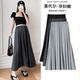 时尚 外穿中长款 遮胯显瘦高腰A字长裙夏 薄款 孕妇莫代尔半身裙夏季