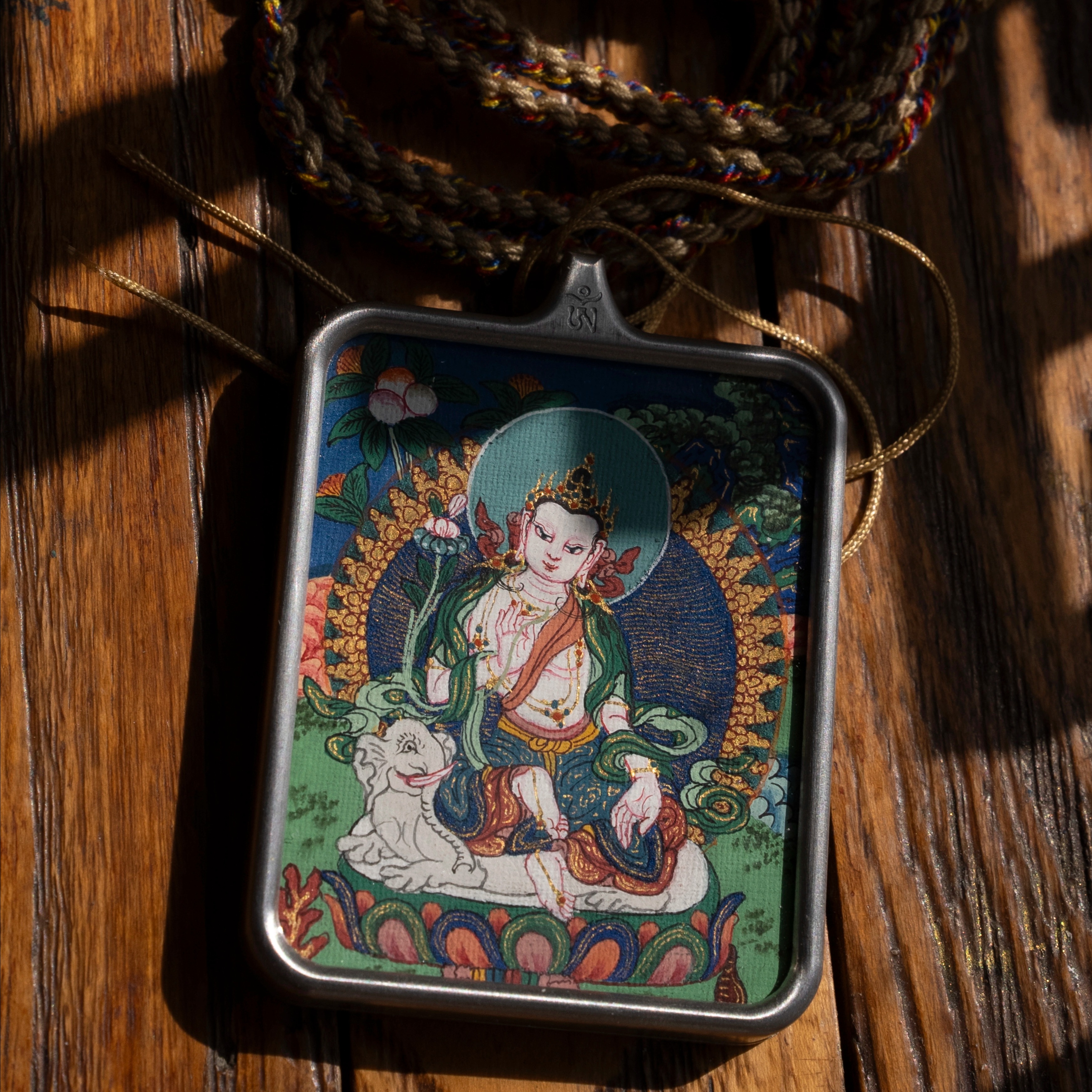喜玛岚纯手绘唐卡男女款吊坠