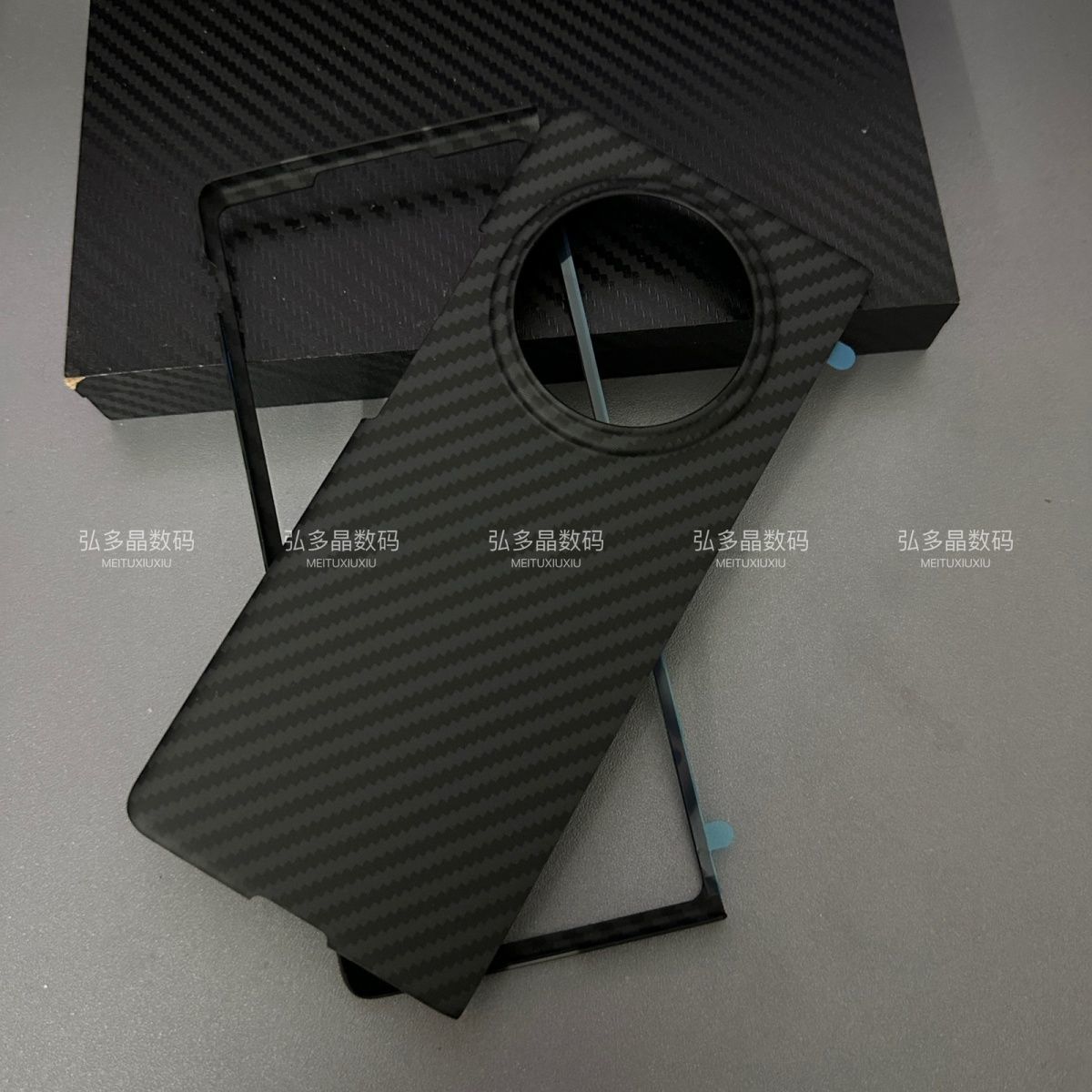适用vivoxfold5手机壳xfold5pro凯夫拉XFold3pro碳纤维新款XFold3折叠屏XFold2保护套XFold高级轻奢XFold+