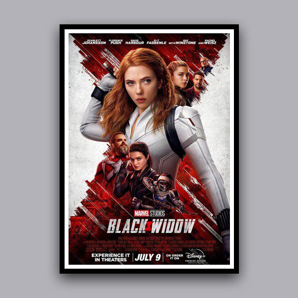 黑寡妇 2021 black widow 电影宣传画