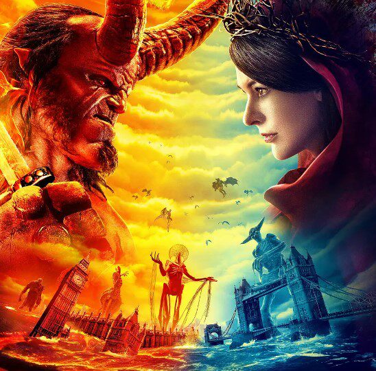 电影地狱男爵:血皇后崛起 hellboy (2019)中字宣传画