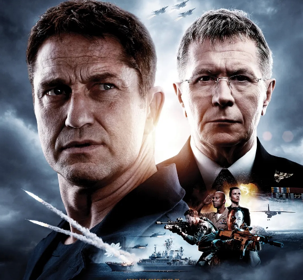 电影 冰海陷落 hunter killer (2018)中字宣传画