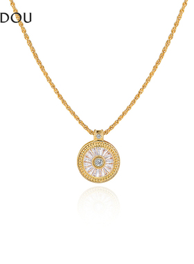 AJIDOU阿吉豆项链女款简约休闲锁骨链短颈链