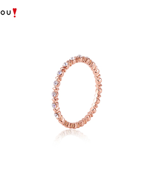 AJIDOU阿吉豆戒指女款设计感指环尾戒