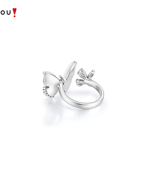 AJIDOU阿吉豆戒指女款设计感指环尾戒