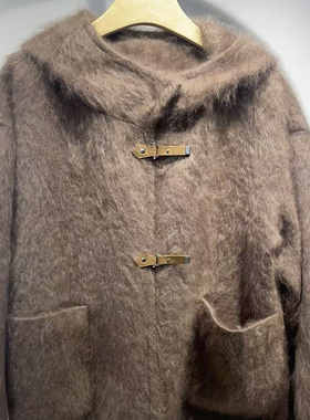  【小糯米专享】25608山羊绒拉绒大衣