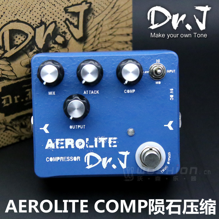 JOYO卓乐DR.J D55 AEROLITE COMP 陨石压缩单块效果器 送电源+线