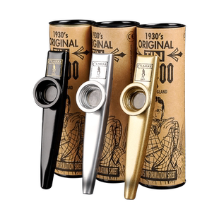 Clarke克拉克卡祖笛kazoo吉他尤克里里伴侣金属小号 大号卡组笛子