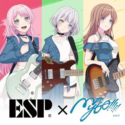 ESP BanGDream联动款MyGO Anon Rana二次元动漫电吉他贝斯